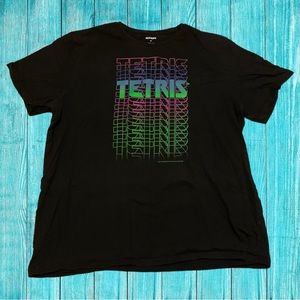 Tetris Vintage Shirt Old Navy Atari Nintendo Classic Super Gamer Neon Vaporwave
